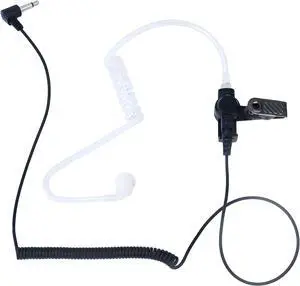 Keyblu Surveillance Kit Acoustic Tube Listen-only Earpiece for 2 Way Radio (3.5MM)