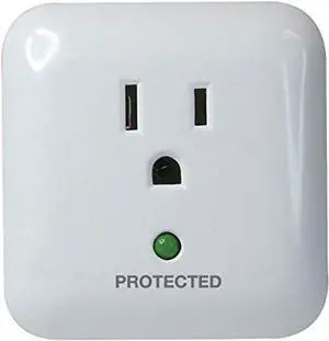 Prime Wire PB802105 1-Outlet Large Appliance Surge Protector with Surge Alarm