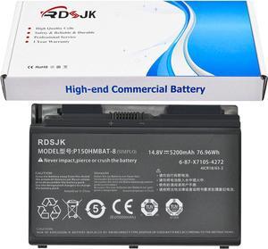 P150HMBAT-8 X710S Battery Compatible Sager Clevo 6-87-X710S-4271 6-87-X710S-4272 6-87-X710S-4273 6-87-X710S-4J7 6-87-X710S-4J72 Series Lapotp P170 P170HM P170EM P170SM P170HM3 14.8V 76.96Wh/5200mAh
