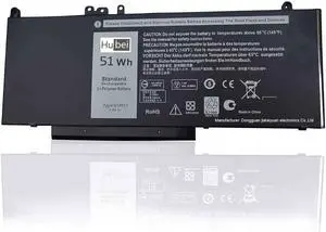 G5M10 8V5GX R9XM9 WYJC2 1KY05 Laptop Battery Replacement for Dell Latitude 14 E5450 Latitude 15 E5550 Latitude 12 E5250 Notebook[7.4V 51Wh]