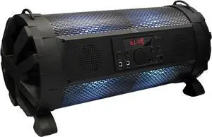 Mr. Dj MEGA TUBE Dual 6.5 Portable Bluetooth Wireless Boombox, Built-In Amplifier, Rechargeable Battery, High Output 3000 P.M.P.Ow