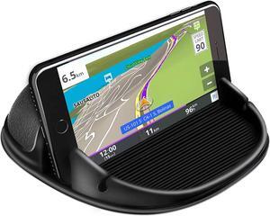Car Phone Holder Car Phone Mount Silicone Car Pad Mat for Various Dashboards Slip Free Desk Phone Stand Compatible with iPhone  Android Smartphones GPS Devices and More Black