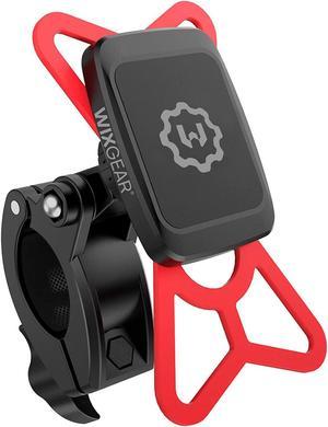 WixGear Universal Magnetic Bicycle & Motorcycle Handlebar Phone Holder for Cell Phones and GPS with Fast Swift-Snap Technology,