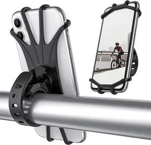 ORIbox Bike Phone Mount, Motorcycle Handlebar Mount, 360° Rotation Silicone Bicycle Phone Holder, Compatible with iPhone 13/12/11 Pro Max XS Max XR X 8 7 6S Plus SE 2022 12 mini,Samsung Galaxy ORIbox Bike Phone Mount, Motorcycle Handlebar Mount, 360° Rotation Silicone Bicycle Phone Holder, Compatible with iPhone 13/12/11 Pro Max XS Max XR X 8 7 6S Plus SE 2022 12 mini,Samsung Galaxy
