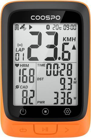 Bike Computer Wireless GPS, Cycling Computer GPS Bike Tracker with Bluetooth/ANT+, Waterproof Bicycle Computer GPS Speedometer with Auto Backlight, 2.4 inch LCD Display