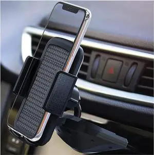 Cell Phone Holder for Car CD Slot Car Phone Holder Hands Free Car Mount with Strong Grip Universal for iPhone14/13/12/11/11Pro/Xs MAX/XR/XS/X/8/7/6 Plus Galaxy S22/S21/S20/S10+/S10e/S9/S9+