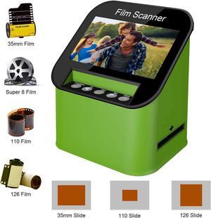 Digital Film and Slide Scanner, DIGITNOW Large 4.3 Inch TFT LCD Display, Converts 35mm, 110 & 126 and Super 8 Films & 8mm Film Negatives & Slides to 22 Megapixel JPEG Images