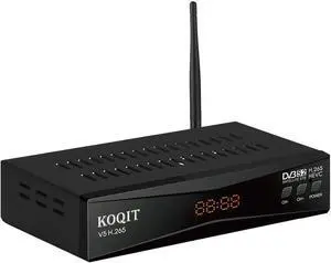 South City Mall V5H H.265 Free To Air FTA Satellite Receiver DVB-S2 Satellite TV Receiver HEVC DVB S2 Galaxy 19 Receivers Sat DVB Finder Meecast Biss PVU YouTube TV Decoder DVB2IP Box