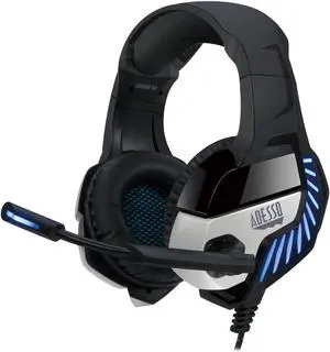 Adesso Xtream G4-7.1 Surround-Sound Gaming Headset with Noise Cancelling Microphone and LED Lighting for PC, PS4, Xbox, Nintendo Switch, and Laptops