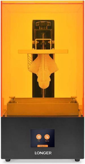 LONGER Orange 30 3D Printer, 2K Resin 3D Printer, Parallel LED Lighting, 4.72"x2.68"x6.69" Large Printing Size, Off-line Printing