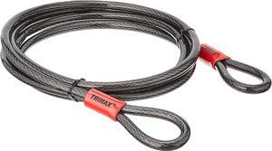 Trimax TDL1212 Trimaflex Dual Loop Multi-Use Cable (12 ft Long x 12mm), Steel