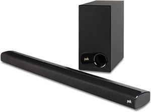 Polk Audio Signa S2 Sound Bar & Wireless Subwoofer  Exclusive VoiceAdjust Technology, Ultra-Slim Design, Works with 4K & HD TVs, HDMI & Optical, Bluetooth, Wireless Streaming