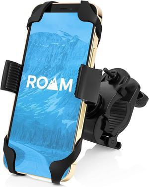 Roam Bike Phone Mount - Adjustable Handlebar of Motorcycle Phone Mount for Electric, Mountain, Scooter, and Dirt Bikes - Bike Phone Holder Compatible w/iPhone & Android Cell Phones - Cycling Gift