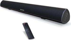 BESTISAN Sound Bar, 100Watt Soundbar for TV, Wired & Wireless Bluetooth 5.0 Sound Bar(40 Inch, 6 Drivers, Optical, HDMI-ARC)