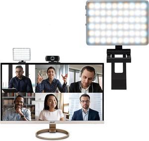 HumanCentric Video Conference Lighting Kit, Camera Light for Zoom Meetings, Streaming Video Face Light, Easy Setup for Remote Work, Computer Monitor or Laptop Light for Video Conferencing