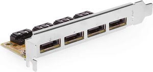 CoolGear® Internal to External eSATA 4 Port PCI Bracket CoolGear® Internal to External eSATA 4 Port PCI Bracket
