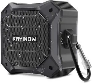 IPX7 Waterproof Bluetooth Shower Speaker,Portable Small Speaker Wireless,Loud Sound Stereo Pairing,Built-in Mic,12 Hours,Rugged,For Bathroom,Beach,Bike,Travel,Pool,Kayak,Camping,Outdoor,Gift