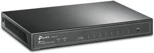 TP-Link 8 Port Gigabit Switch | Smart Managed Switch | Desktop | Limited Lifetime Protection | 802.3af PoE or Direct DC Powered | Support Vlan, L2/L3/L4 QoS, IGMP and Link Aggregation (T1500G-8T)