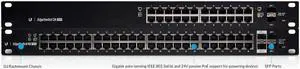 Ubiquiti Networks EdgeSwitch 24 250W (ES-24-250W) Managed PoE+ Gigabit Switch with SFP,Black