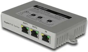 CyberData 2-Port PoE Gigabit Switch - 2 Ports - 2 x POE+ - 10/100/1000Base-T - PoE Ports - Desktop