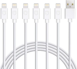 iPhone Charger 6Pack 3FT USB Lightning Cable Charging Cord Compatible with iPhone 14/13/12/12Pro/12ProMax/11/11Pro/11Pro MAX/XS/XS MAX/XR/X/8/8Plus/7/7Plus and More iPhone Charger 6Pack 3FT USB Lightning Cable Charging Cord Compatible with iPhone 14/13/12/12Pro/12ProMax/11/11Pro/11Pro MAX/XS/XS MAX/XR/X/8/8Plus/7/7Plus and More