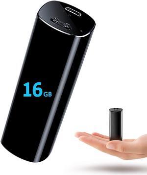Portable Voice Activated Recorder, 16GB Super Long 500 Hours Recording Capacity, 365 Standby Battery, Audio Recorder Continuous Recorder Device with Magnetic for Lectures Meetings