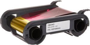 Evolis Consumables, YMCKO Color Ribbon, Primacy Compatible, 300 Prints 1 Roll R5F008AAA