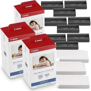 Canon KP-108IN Color Ink and Paper Set Includes Total of 324 Sheets and 9 Ink Cartridges