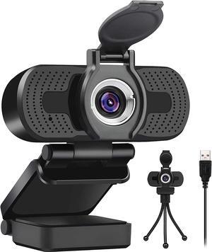 1080p Full Hd Webcam,Computer Laptop Pc Mac Desktop Camera for Conference and Video Call,Pro Stream Webcam with Plug and Play Video Calling,Built-in Mic