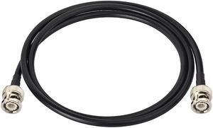 Bingfu BNC Male to BNC Male RG58 50 Ohm Coaxial Jumper Cable 1m 3 feet for CB Radio Ham Radio Amateur Mobile Radio Police Scanner Patch Panel Rack Mount Oscilloscope Scope Signal Function Generator