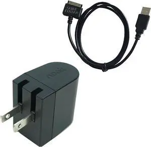 Nook HD Charger Nook Tablet Charging Cable Barnes Noble Power Kit AC Wall Charger Adapter Plus USB Data Cable for Nook HD 7 Inch HD+ 9 Inch BNTV400 BNTV600