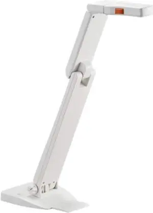 1433 Model OX-1 Visual Presenter, 1/3.2" CMOS Sensor, Captures 1080p Full HD at Up to 15fps and 720p 30fps Via USB, 14.7" x 11.1" 4:3 Imaging Area, Built-in Microphone White -