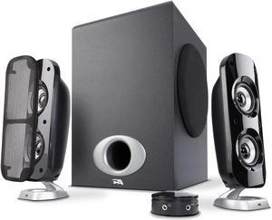 Cyber Acoustics 2.1 Speaker Sound System with Subwoofer for PC, Stereo, Tablet, Smartphone and Gaming Systems - 80W Peak Power (CA-3810)