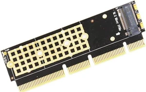 HLT M.2 NGFF NVMe SSD to PCIE 3.0 X16/X8/X4 Adapter for 1U/2U Server and Low Profile PC HLT M.2 NGFF NVMe SSD to PCIE 3.0 X16/X8/X4 Adapter for 1U/2U Server and Low Profile PC