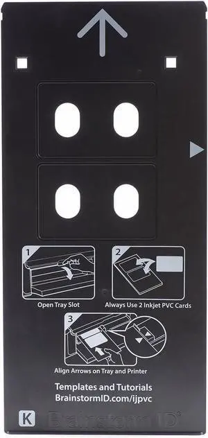 Inkjet PVC Card Tray for Canon PIXMA PRO-10 and PRO-100 (Canon K Tray Printers)