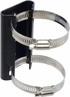 VideoSecu Pole Mounting Bracket for Security Camera Housings CCTV Security Cameras Wall Mount Bracket, TV Monitor or DVD, Compatible with TV Mount or DVD Mount A3H