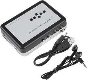 Cassette to MP3 Converter Portable ABS Tape Player to MP3 Converter USB Flash Drive Capture Audio Music Player for