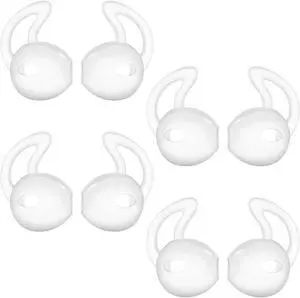 Earpods Covers Anti-Slip Silicone Soft Sport Earbud Tips for iPhone 6S/6 Plus/5S/5C/5 Earbuds Comfortable 4 Pairs Clear Earpods Covers Anti-Slip Silicone Soft Sport Earbud Tips for iPhone 6S/6 Plus/5S/5C/5 Earbuds Comfortable 4 Pairs Clear