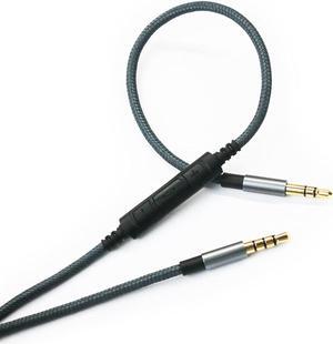 3.5mm to 3.5mm Male Audio Cable Compatible with Skullcandy Hesh Hesh 2 Hesh3 Crusher Grind Headphones Remote Volume Control Mic Compatible with  Galaxy Android Phone