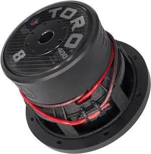 Fierce 8, 8 Inch 400 Watts RMS  800 Watts MAX  Dual 4 Ohm 2 Inch Voice Coil, 8" Car Audio Subwoofer for Cars, Trucks, Jeeps, Boats, Off Road with Hard Hitting Bass (Sold As Each)