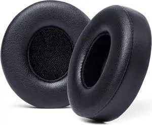 Wicked Cushions Replacement Ear Pads for Beats Solo 3 Wireless On Ear Headphones - Also fits Beats Solo 2 Wireless Enhanced Noise Cancellation Improved Comfort Industrial Adhesive | Black