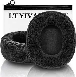Replacement Ear Pads Compatible with ATH-M50x M50 M40 Arctis 7 Arctis Pro ATH-WS1100iS HD280 Pro SRH 440 MDR-7506 V6 Headphone Memory Foam Earpads (Black Velvet)