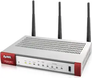 ZyXEL Next Generation VPN Firewall with 1 WAN, 1 SFP, 4 LAN/DMZ Gigabit Ports and 802.11ac/n WiFi [USG20W-VPN]