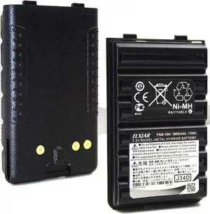 elxjar (2-Pack) 7.2V 1800mAh Ni-MH Battery Pack Compatible with Yaesu Vertex FNB-V94 FNB-83 FT-60R FNB-V57 FNB-64 VX-410 VX-420 VX-420A VX-150 VX-160 VX-170 VX-180 FT-270 Two Way Radio