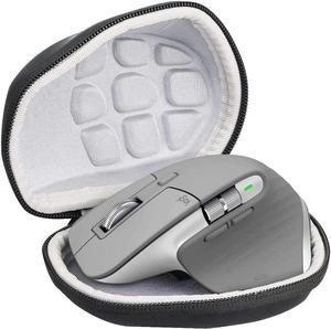 co2crea Hard Travel Case Replacement for Logitech MX Master 3  Master 2S Advanced Wireless Mouse Black Case  Inside White