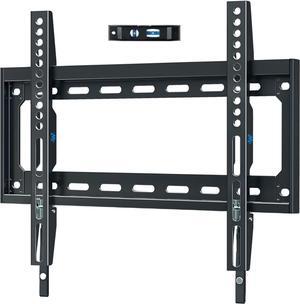 TV Mount Fixed for Most 26-55 Inch LED, LCD and Plasma TV, TV Wall Mount TV Bracket up to VESA 400x400mm and 100 LBS Loading Capacity, Low Profile and Space Saving Flat Mount MD2361-K