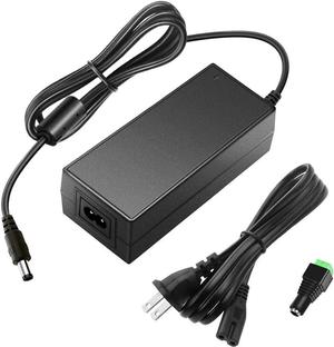SHNITPWR 24V 3A DC Power Supply Adapter AC 100V~240V to DC 24 Volt 3 Amp 72W Converter Transformer 5.5x2.5mm Plug for 5050 3528 LED Strip Light 3D Printer LED Driver CCTV Security System LCD Monitor
