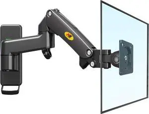 NB North Bayou TV Monitor Wall Mount Bracket Full Motion Articulating Swivel for 17-35" Monitors (Load Capacity from 6.6 to 26.4lbs) Double Extension F150