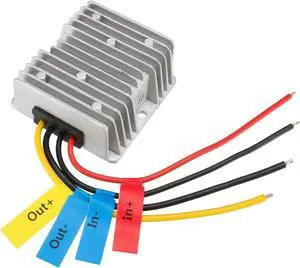 uxcell Power Voltage Converter DC12V/24V to DC6V 20A 120W Waterproof Voltage Convert Transformer