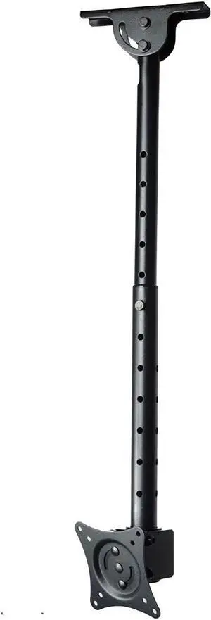 VideoSecu ML405B2 LCD LED UHD Monitor TV Ceiling Mount for Most 19 22 23 24 26 27 28 29 32 39 42 Flat Panel Display with VESA100x100, 75x75, Fit Flat and vaulted Ceiling M0B